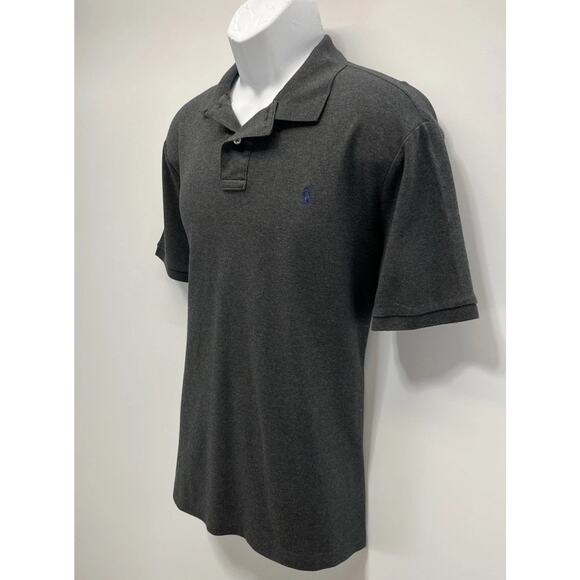 Polo Ralph Lauren Large Classic Fit Polo T-shirt Grey Short Sleeve - Picture 4 of 7